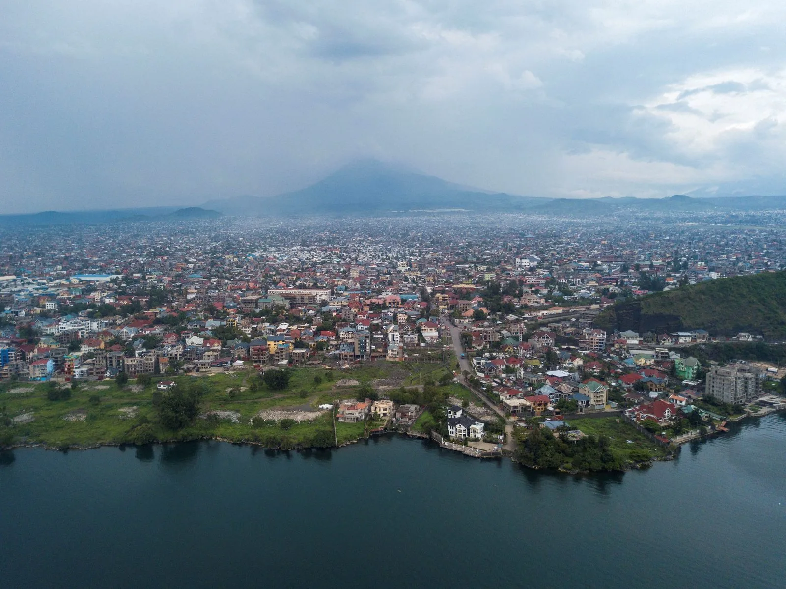 Goma, image, DR Congo. Home. The city on the shore of Lake Kivu where this whole project was born.